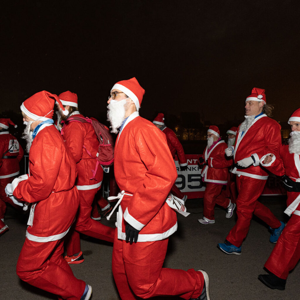 Santa-Run in Frankfurt 2019